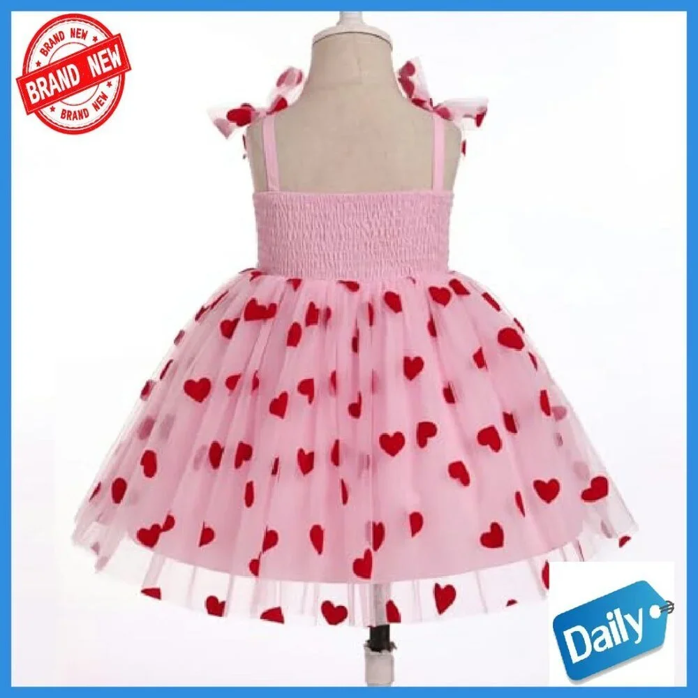 Baby Girls Tutu Dress Sleeveless Sequin Tulle Princess Party Dress